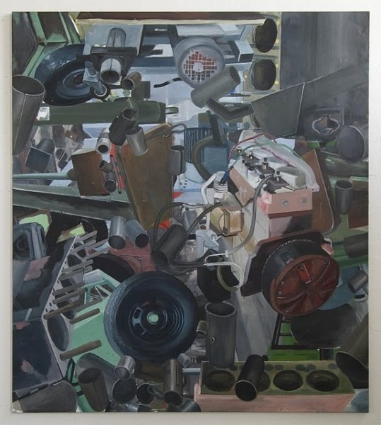 Radim Langer – untitled, 2010-2011, oil on canvas, 230 x 210 cm