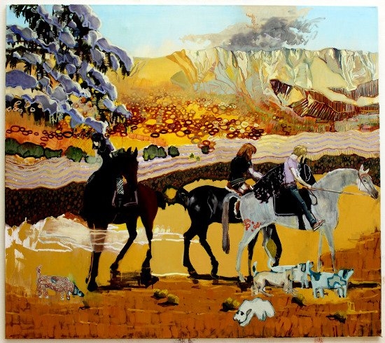 Ruth Kretzmann – Treasure hunting, 160 x 180 cm