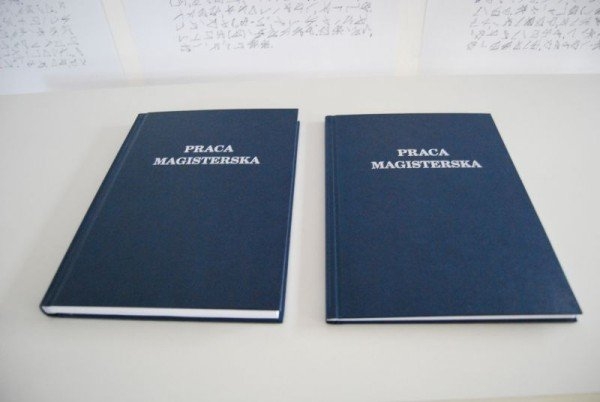 Justyna Jaworska – Letter as an area of artistic activity, 2012, two books
