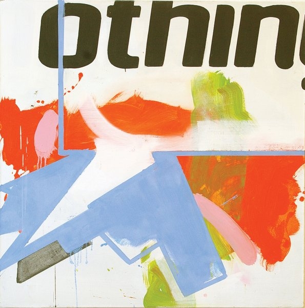 Johannes Daniel – Nothing, 2014, olej na plátně, 100x100cm