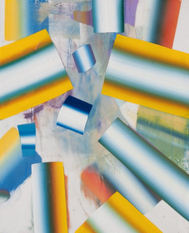 Andrea Tivadar – Forma v prostoru, 2015, olej na plátně, 50x60 cm