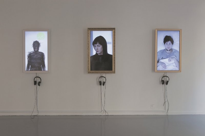 Saija Kassinen – "117, 297, 395", 2016, interactive videoinstallation, installation view