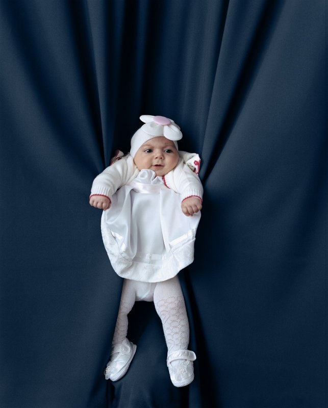 Carmen Catuti – Baby in christening dress, 2016