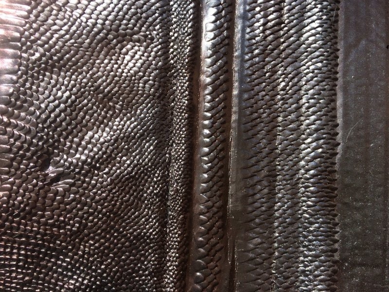 Nils Alix-Tabeling – Mélusine, 2016, detail of the texture at the back of the mdf panels