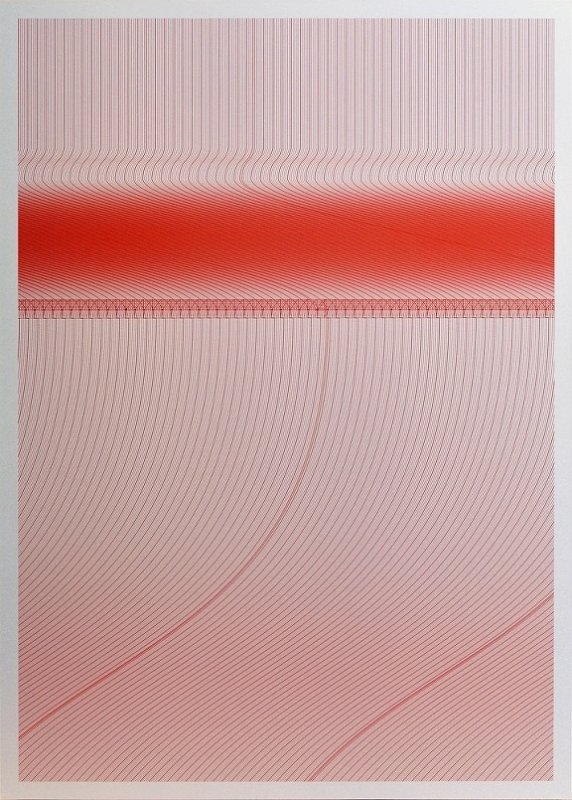 Claudia Bieberstein – Bent, 2016, digital print on aluminum, 85x120