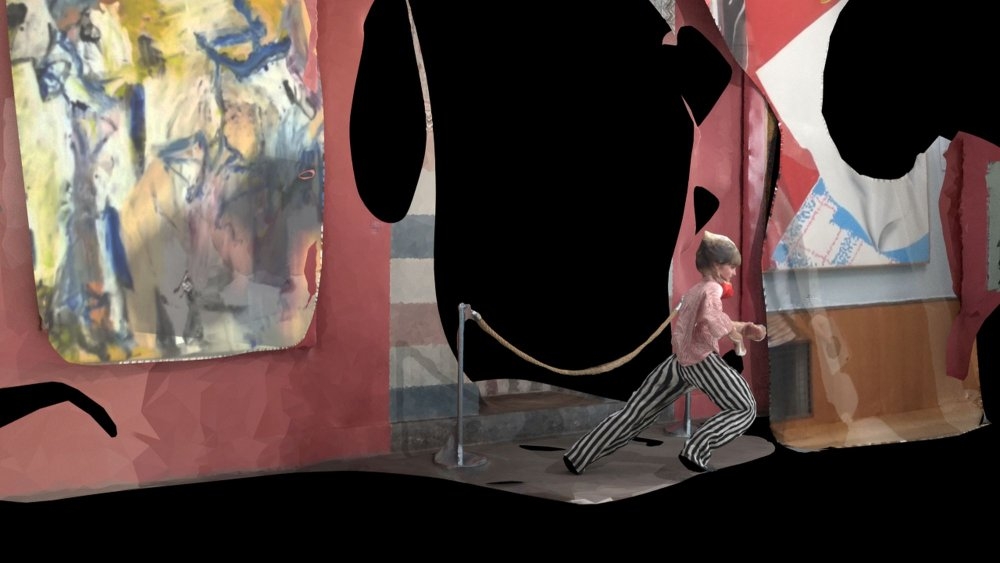 Caz Egelie – A gallery situation, 2017, 3D animation