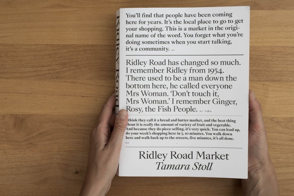 Tamara Stoll – Ridley Road Market, artist‘s book, 2018