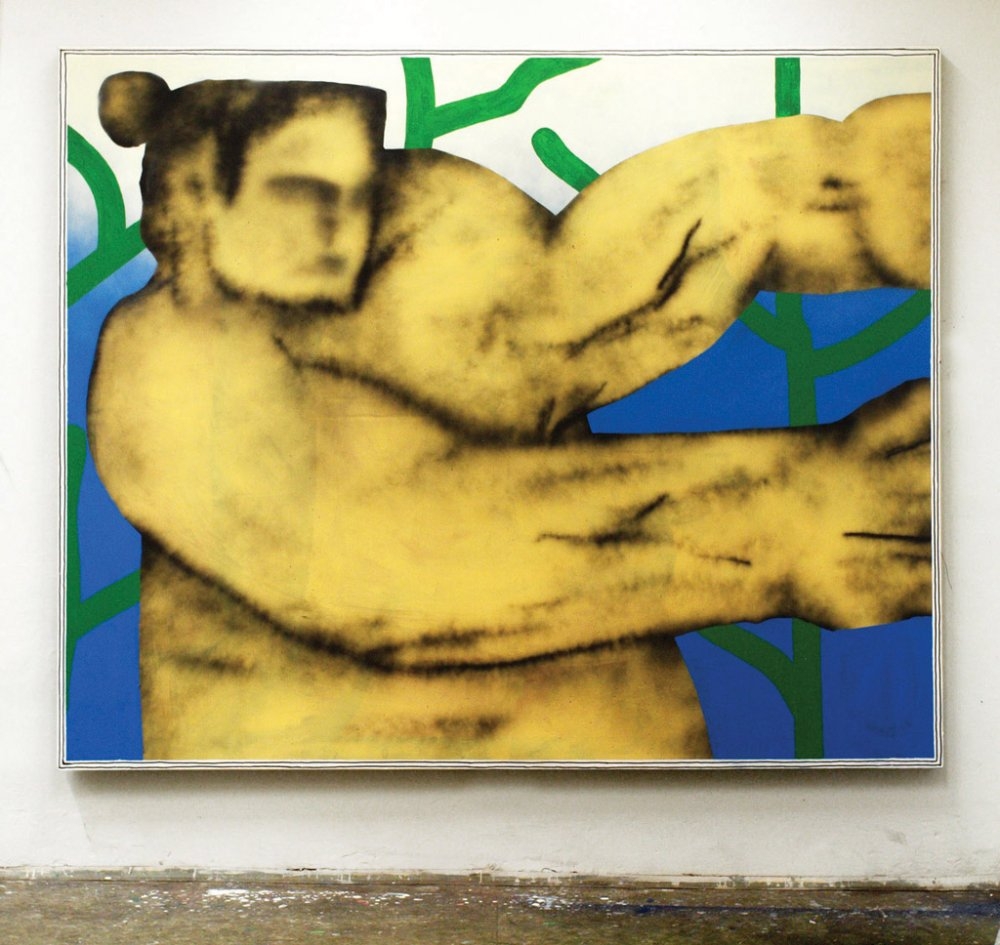 Vojtěch Kovařík – Hakuho, 250 x 200 cm, acrylic on canvas, 2018